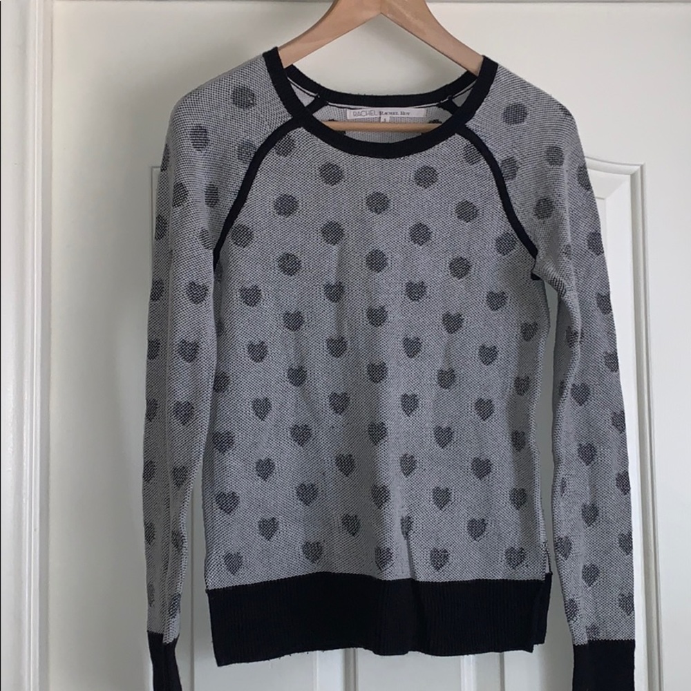 Rachel Roy Polkadot Heart Sweater